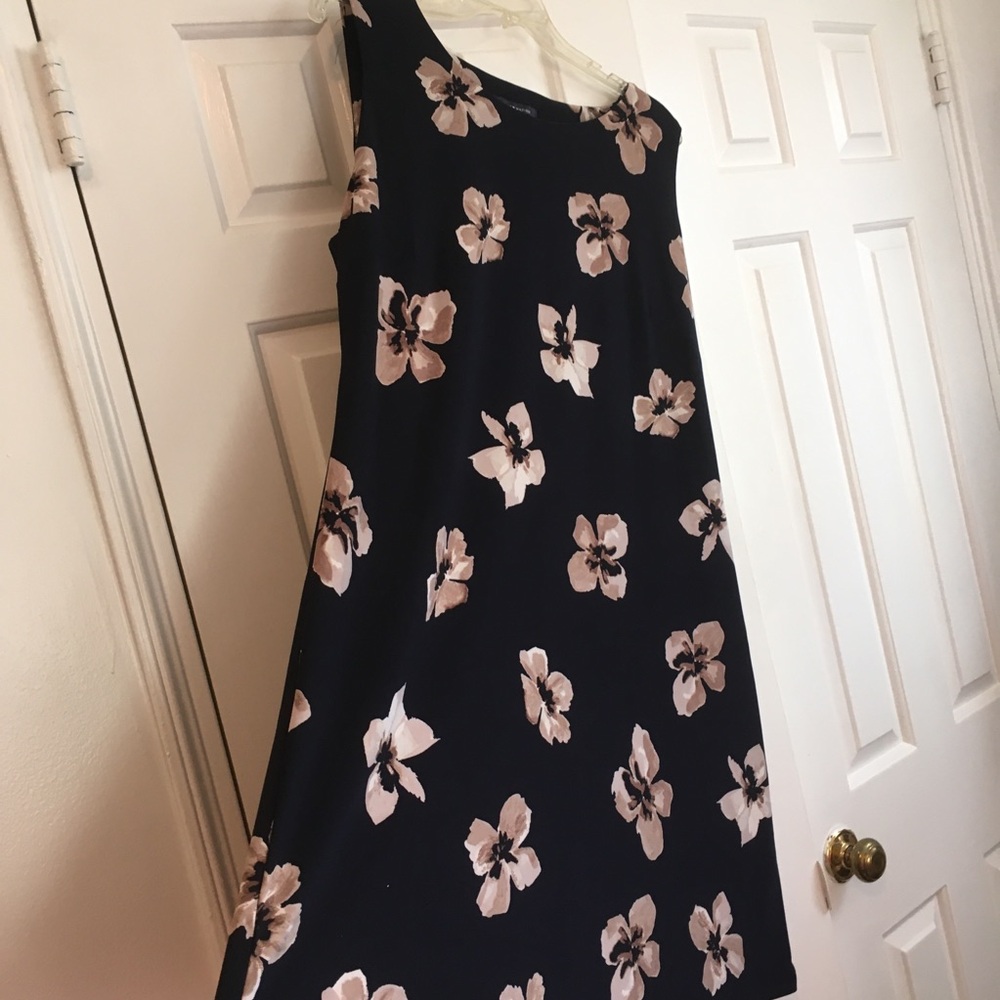 Tommy hilfiger sleeveless short summer dress 16 navy floral